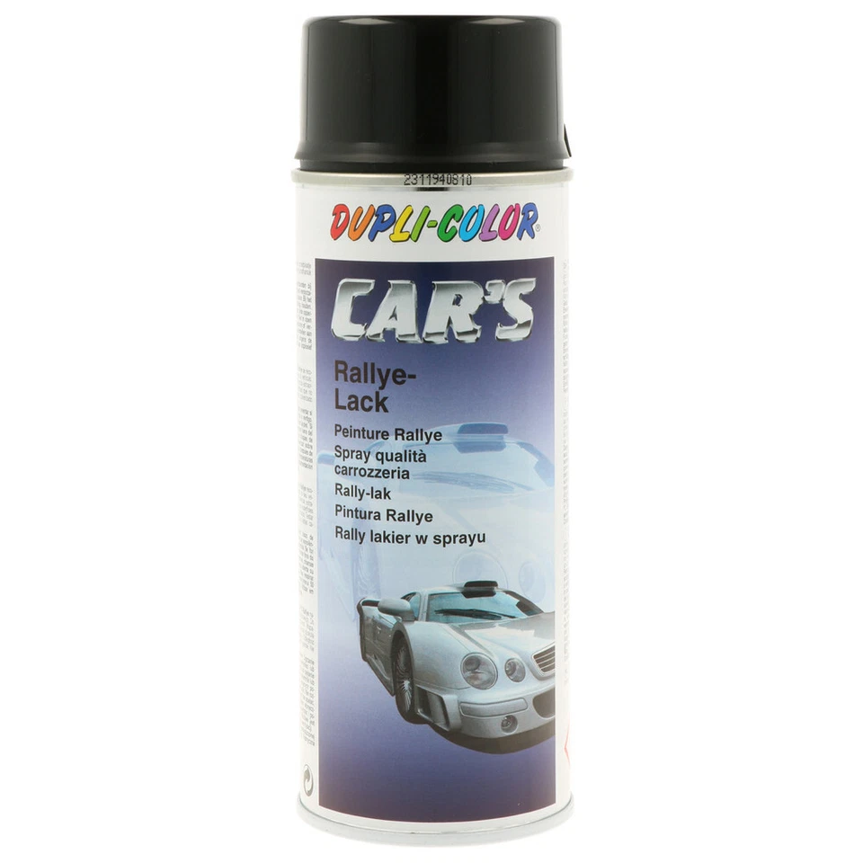 Dupli-Color Car's Rallye Lack Schwarz glänzend 400 ml Sprühlack Lackspray Auto - Bild 1 von 1