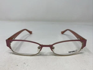 KENSIE Girl Darling BG 46-15-125 Pink/Gold Full Rim Eyeglasses Frame JX65 - Picture 1 of 8
