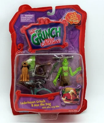 Dr. Seuss How The Grinch Stole Christmas Lederhosen Grinch Max the Dog Long Bike - Image 1 of 2