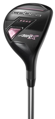 Women Cobra AIR-X Blk/Pink 29* 6H Hybrid Ultralite45 GolfClub Graphite Excellent - Image 1 of 4