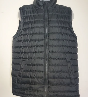 Chaleco acolchado grande de poliéster con cremallera completa negro Jackson Hole para hombre Foto 1 de 4