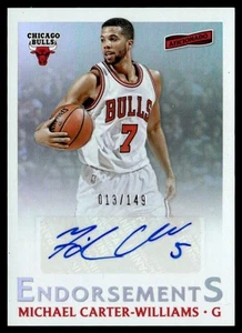 2016-17 Panini Aficionado Endorsements Autographs Michael Carter-Williams Auto - Picture 1 of 2
