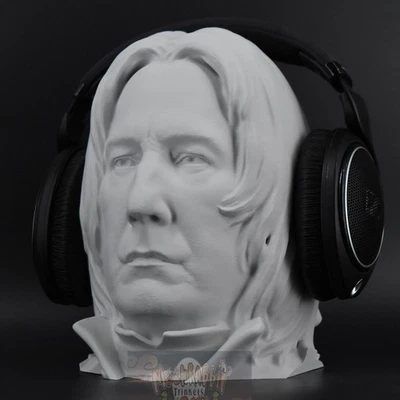Soporte para auriculares Alan Rickman - Auriculares Mago Oscuro - Regalo para él - Regalo para papá Foto 1 de 4