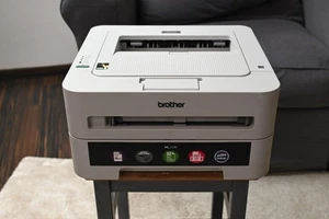 Brother HL-2130 Stampante Laser Monocromatica b/n grigia con cavi e toner - Foto 1 di 8