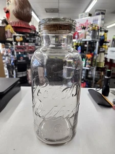 Vintage Candy Store Display Glass Jar Embossed Reed's Patties. Eugene O. Reed Co - Picture 1 of 9