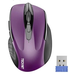 TECKNET Wireless Mouse, 2.4G Ergonomic Optical Mouse, Computer Mouse for Laptop - Picture 1 of 6