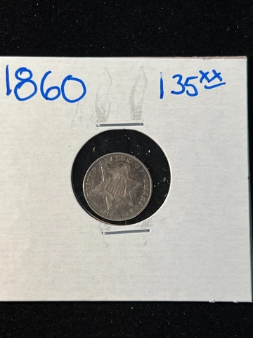1860 THREE CENT Cover