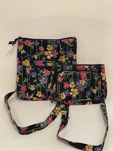 Vera Bradley Wildflower Garden Purse Set, Large And Medium Purse - Picture 1 of 22