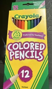 Lápices de Colores Crayola Multicolor 12CT - No Tóxicos Nuevos - Imagen 1 de 2