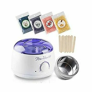 NEU PROFESSIONELLES HAARENTFERNUNGSSET WACHSWÄRMER WACHS BRASILIEN SPATEL - Bild 1 von 1