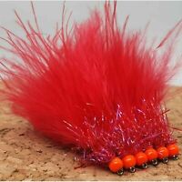 Barbless Neon White Egg Laying Blobs Size 10 Fly Fishing  Bung Set of 3