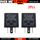 2 X 3Pin 12V Cf13 Jl-02 Car Led Flasher Relay For Lincoln Mark Viii 1998-2001