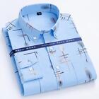 Mens Dress Shirts Long Sleeves Business Formal Button Non Iron Casual Shirts Top