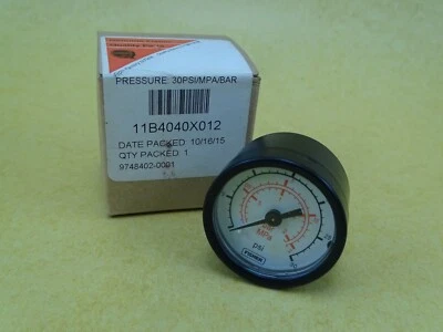 Fisher 30PSI Pressure Gauge  1-1/2" 1/8" NPT, 11B4040X012 - Image 1 of 4