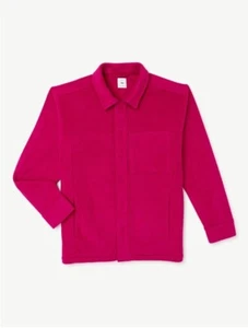 FREE ASSEMBLY BOYS POLAR FLEECE SHIRT JACKET SANGRIA SIZE S 6 - 7 NEW WITH TAG - Picture 1 of 9