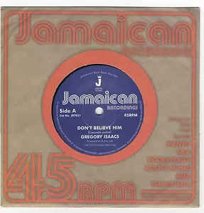 Gregory Isaacs - Don’t Believe Him / The Village LTD 7" NEU 7,99£ - Bild 1 von 2