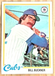 1978 TOPPS BILL BUCKNER CARD #473 LOS ANGELES DODGERS CUBS RED SOX ANGELS ROYALS - Foto 1 di 2