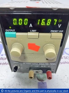 KIKUSUI Electronics PAN16-10A Digital Regulated DC Power Supply 16V 10A JAPAN - Picture 1 of 15