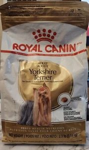 Royal Canin Yorkshire Terrier Adult Breed Dry Dog Food 2.5LB Expires August 2025 - Picture 1 of 1