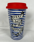 Molly Hatch Anthropologie Coffee Travel Tumbler/Cup “Every Day is an Adventure”