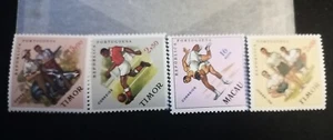 VINTAGE TIMOR MACAU PORTUGUESE VF MNH SPORTS TOPIC STAMPS - Picture 1 of 1