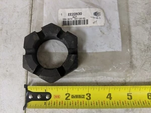 Metric Slotted Pinion Shaft Hex Nut Excel# EE22530. Ref.# Eaton 126182 M42 x 1.5 - Picture 1 of 10