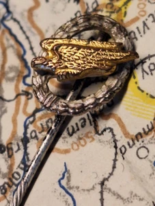 Anstecknadel Wehrmacht 57er Fallschirmschützenabzeichen der Luftwaffe - Bild 1 von 2