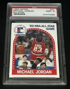 1989 Hoops 21 Michael Jordan All Star PSA Mint 9 Chicago Bulls