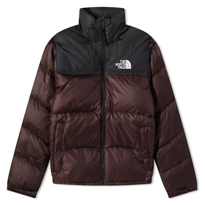 THE NORTH FACE Mens - "1996 RETRO NUPTSE" Puffer JACKET - Coal Brown/TNF Black