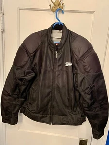 First Gear by Hein Gericke,  Classic Vented Motorcycle Jacket Size XL Padded - Picture 1 of 12