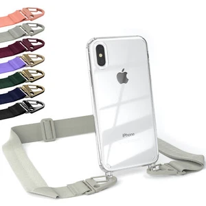 EAZY CASE do Apple iPhone X / XS z regulowanym szerokim paskiem i silikonowym etui - Zdjęcie 1 z 14