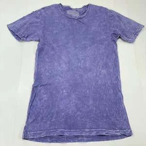 Simple Threads Shirt Adult Unisex M Purple Distressed Style Short Sleeve - Picture 1 of 6