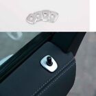 Silver Abs Inner Door Bolt Lock Down Ring Trim For Bmw X3 G01 X4 G02 2018-2021