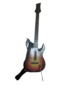 Guitarra Sunburst inalámbrica Guitar Hero Red Octane 95449.805 PS2 sin dongle sin probar - Imagen 1 de 1