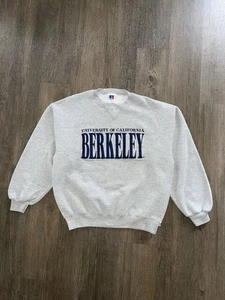 Vintage 90s Russell Athletic University California Berkeley Sweatshirt Sz Large - Picture 1 of 7