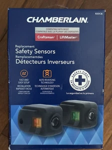Chamberlain 820CB Garage Safety Sensors - Factory Sealed - Black - Picture 1 of 5