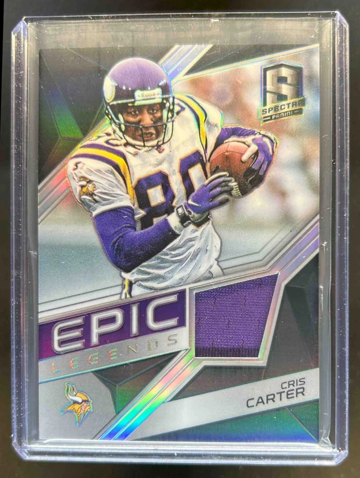 2018 Panini Spectra Cris Carter Epic Legends Jersey #90/199 Vikings - Image 1 of 2