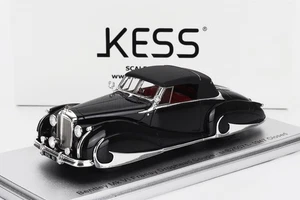 MODELLINO AUTO STATICO KESS BENTLEY MK VI FRANAY DROPHEAD COUPE 1947 NERO 1/43 - Foto 1 di 6