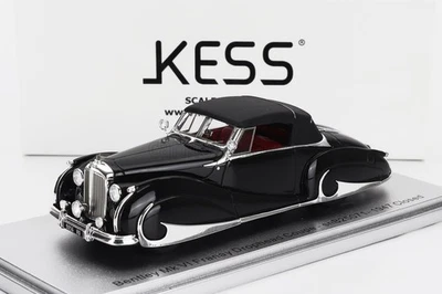 MODELLINO AUTO STATICO KESS BENTLEY MK VI FRANAY DROPHEAD COUPE 1947 NERO 1/43 - Immagine 1 di 4