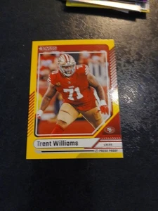 2024 Panini Donruss Press Proof Giallo #277 Trent Williams San Francisco 49ers - Foto 1 di 2