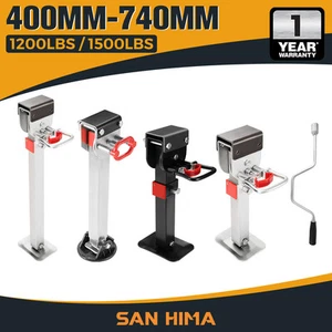 San Hima Drop Down Corner Legs 400MM- 740MM Caravan Stabilizer 1200LBS/1500LBS - Picture 1 of 111