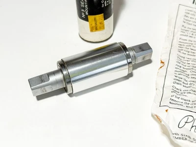 Винтажный Phil Wood 112 мм нижний кронштейн в трубке с ручной редкая без логотипа - Изображение 1 из 4