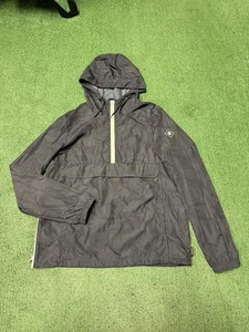 Chaqueta Camuflada Cortavientos Element Skateboards Talla Mediana Negra Con Capucha Skate MARCAS - Imagen 1 de 18