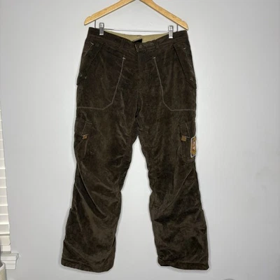 Pantalones de Senderismo Atléticos Marrón Napapijri Talla Grande Pana Investigación Antártica Foto 1 de 4