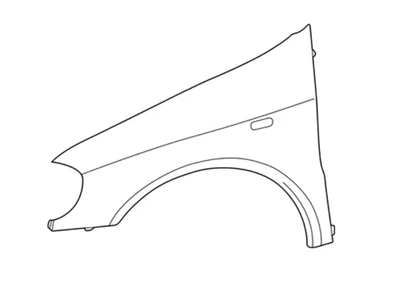 Fender dianteiro destro usado Mercedes-Benz - 163-880-20-06 - Para MBZ ML320 e mais - Imagem 1 de 4