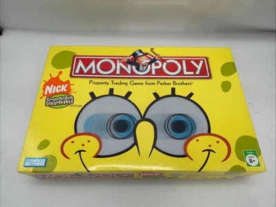 Juego MONOPOLY Nick Jr Bob Esponja Pantalones Cuadrados - Edición 2005 ¡100% Completo! Foto 1 de 4
