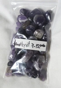 Amethyst 5-12mm Approx. 40-60 tumbled stones - Picture 1 of 1