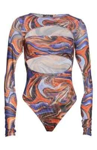 By.dyln Brooks Bodysuit Galaxy Print - Picture 1 of 1