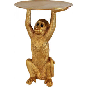 Side Table Round Sofa Table Living Room Monkey