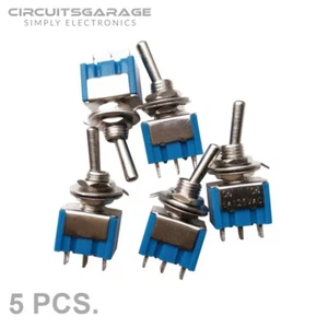 5 X 6A 125V CA ENCENDIDO/APAGADO Mini SPDT 2 - Interruptores de palanca de posición - EE. UU. - Imagen 1 de 6
